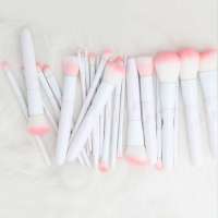 High Quality Beauty Tool 12PCS Pink Hair Vegan Makeup Brush Set Professional makeup brushes