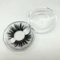 100% Real Mink Eyelashes Lashes Extensions Cleansing Brush Qingdao Glitter Russian Volume Acrylic Box