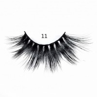 Cheap Plastic Handle Knot Free Mink Lashes 3D Mink Eyelash Brush